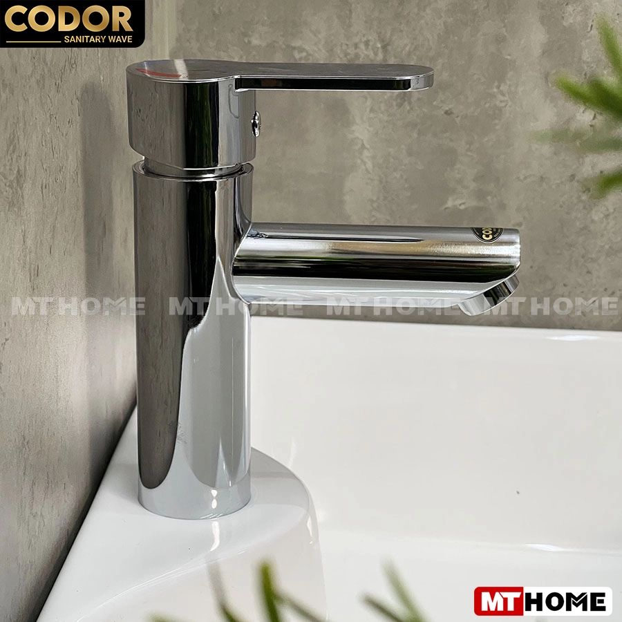 Vòi Rửa Lavabo Nóng Lạnh Thân Tròn
