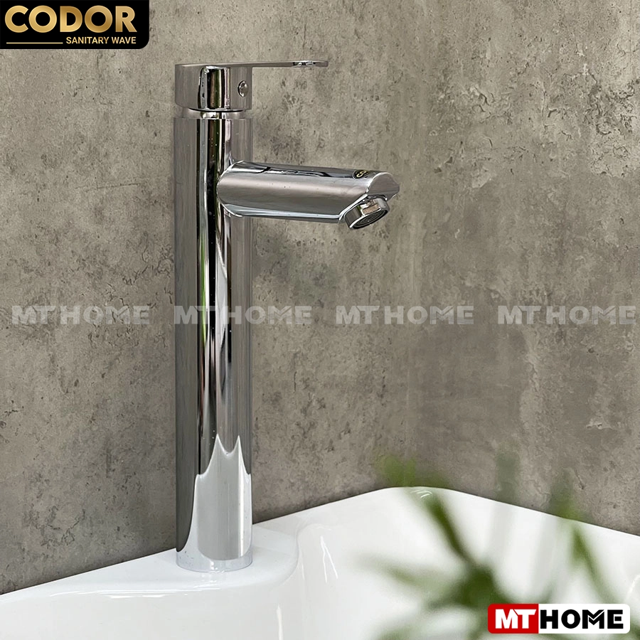 Vòi Rửa Lavabo Nóng Lạnh Thân Tròn