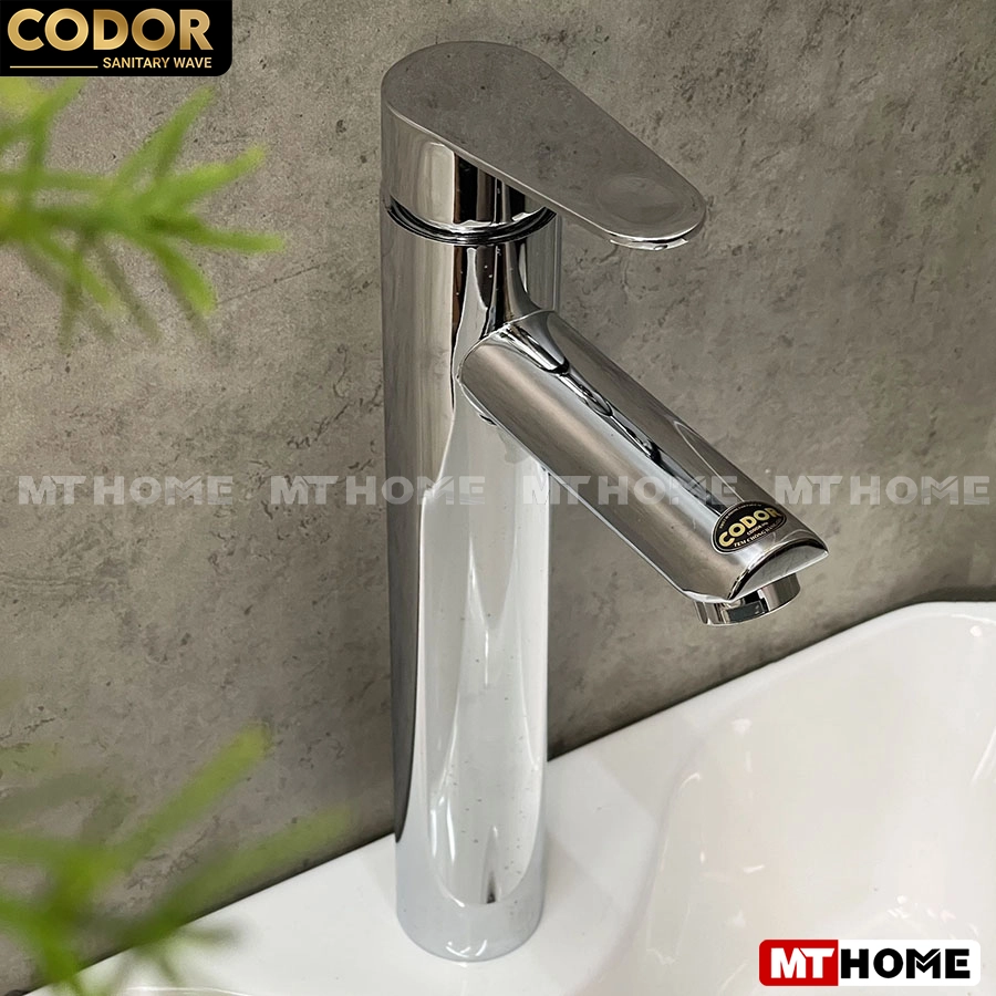 Vòi Rửa Lavabo Nóng Lạnh Thân Tròn