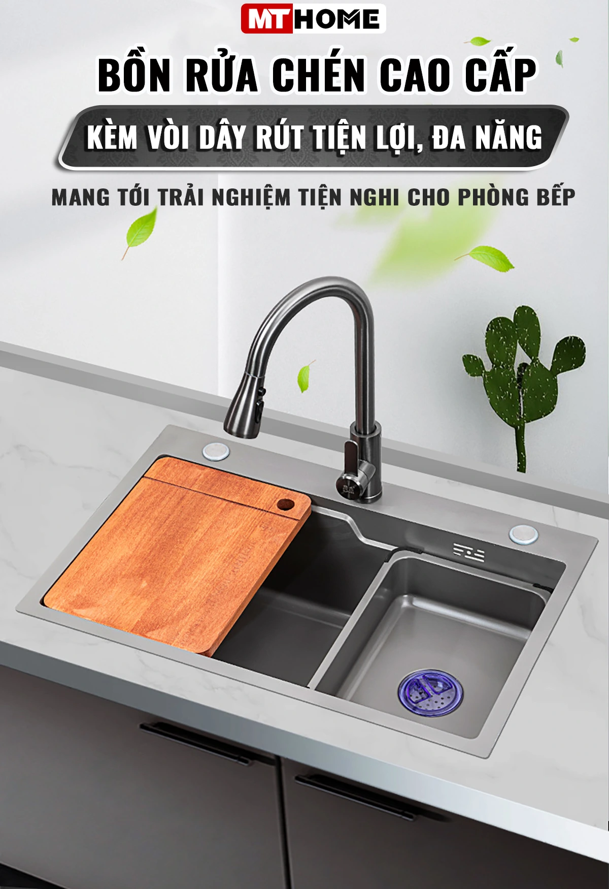 chậu rửa chén bát 1 hộc