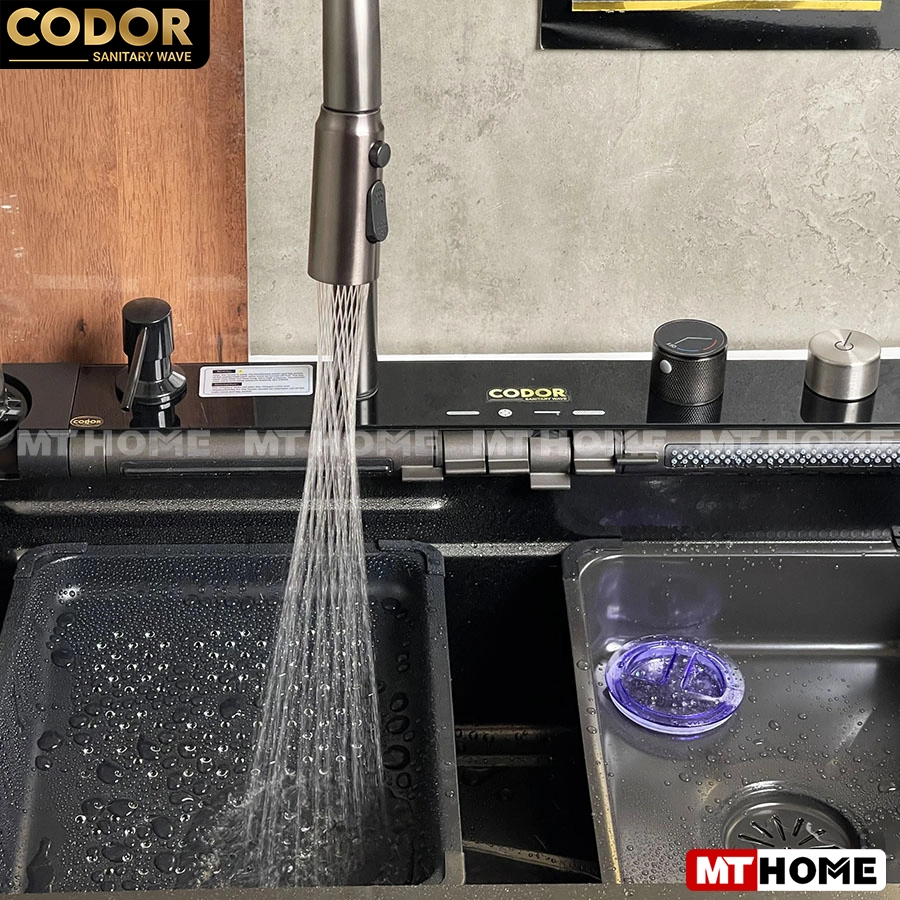 Chậu Rửa Chén Thông Minh 1 Hộc 6 Phím
