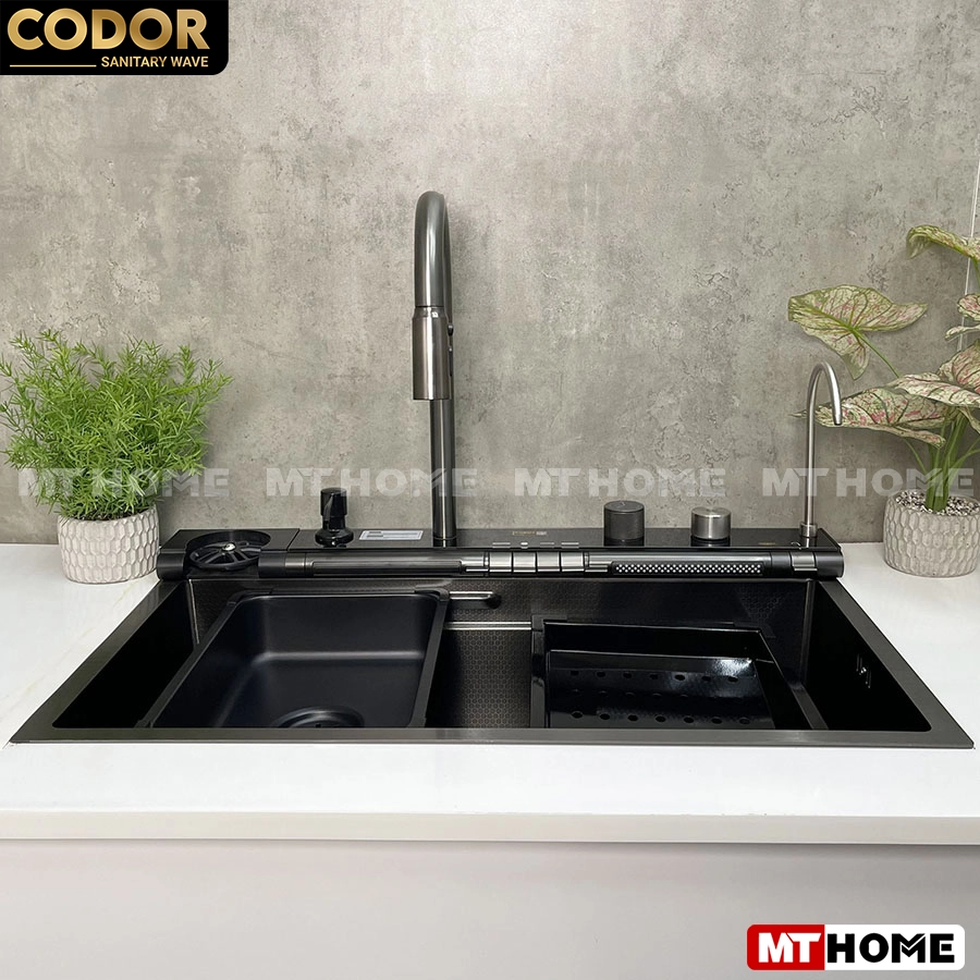 Chậu Rửa Chén Thông Minh 1 Hộc 6 Phím