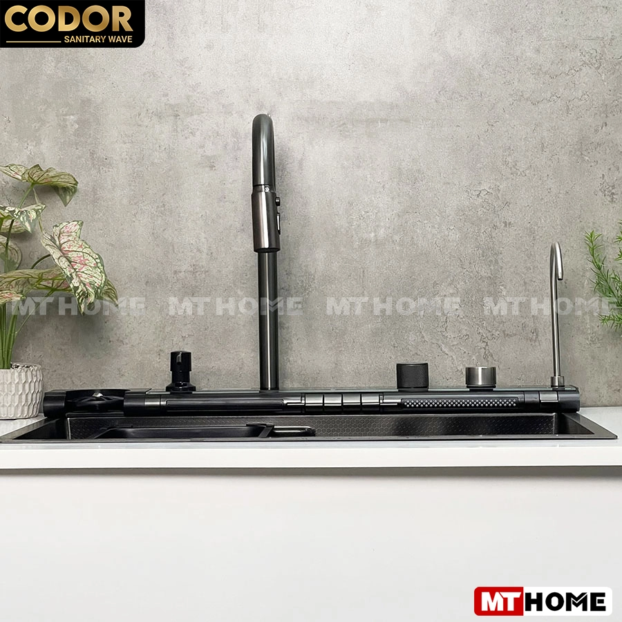 Chậu Rửa Chén Thông Minh 1 Hộc 6 Phím