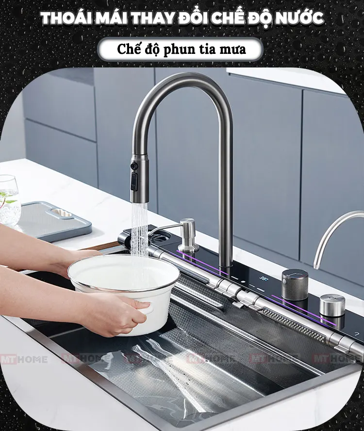 chậu rửa chén thông minh