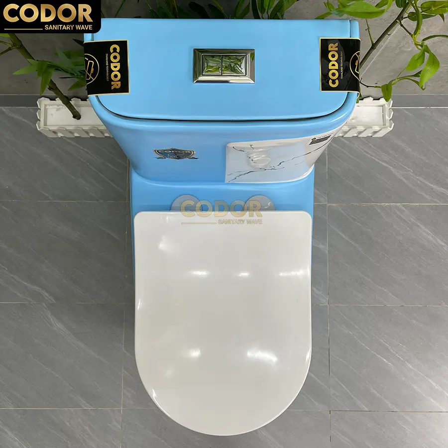 bồn cầu 1 khối vân đá xanh