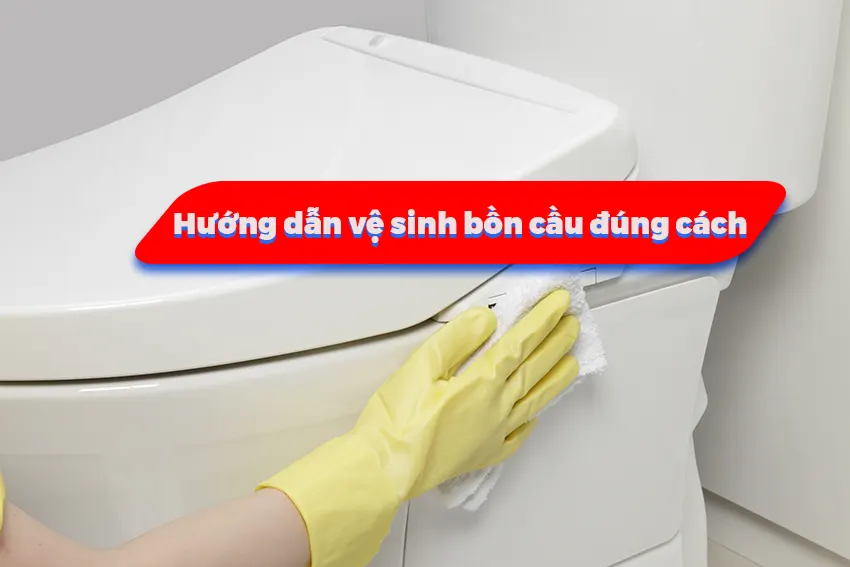 vệ sinh toilet