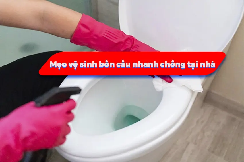 vệ sinh toilet