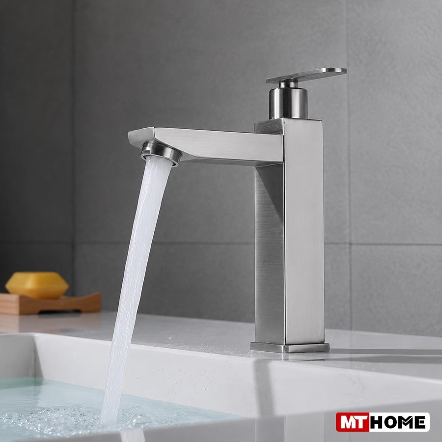 Vòi Rửa Lavabo Lạnh Inox MTVR-2615