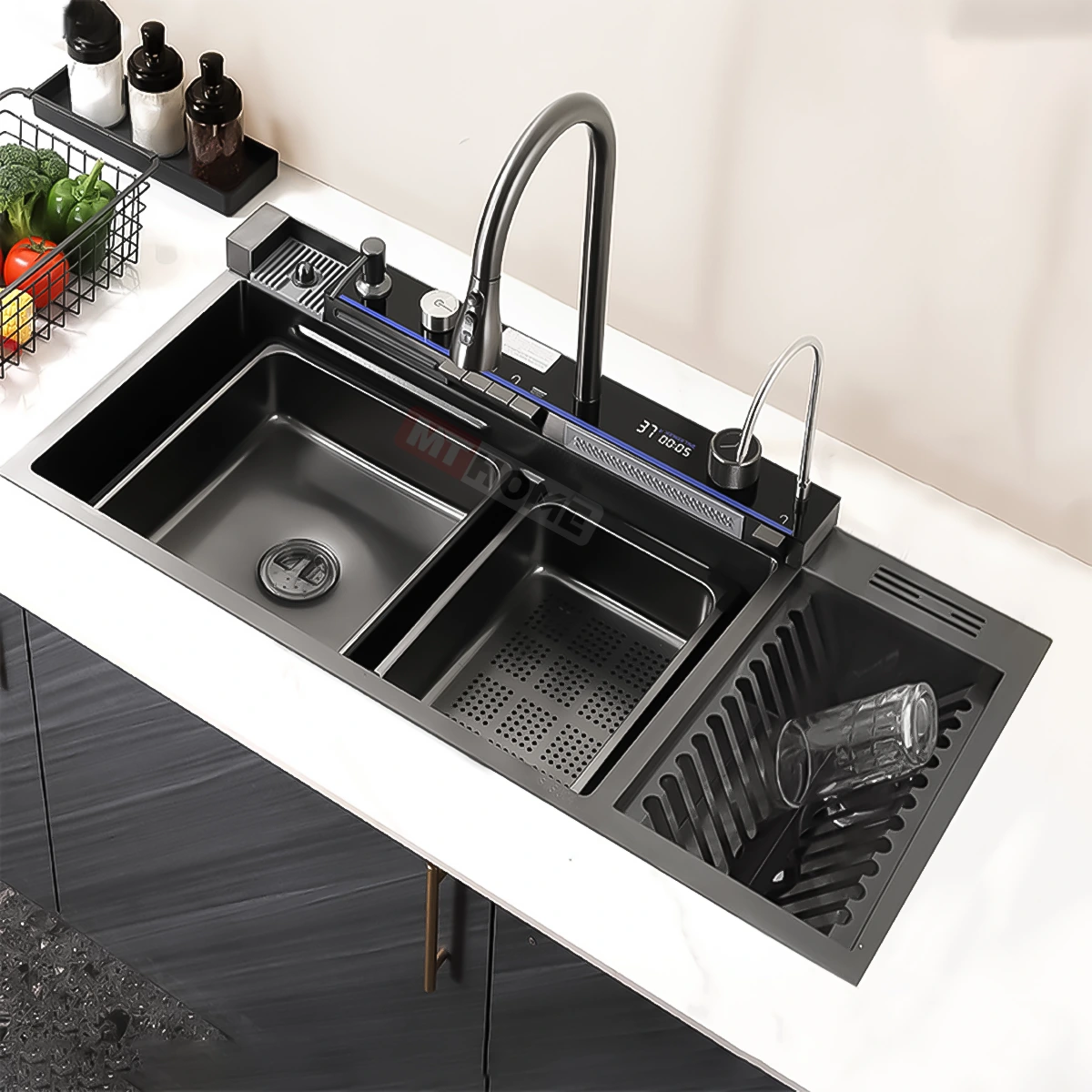 cách lắp đặt chậu rửa chén thông minh