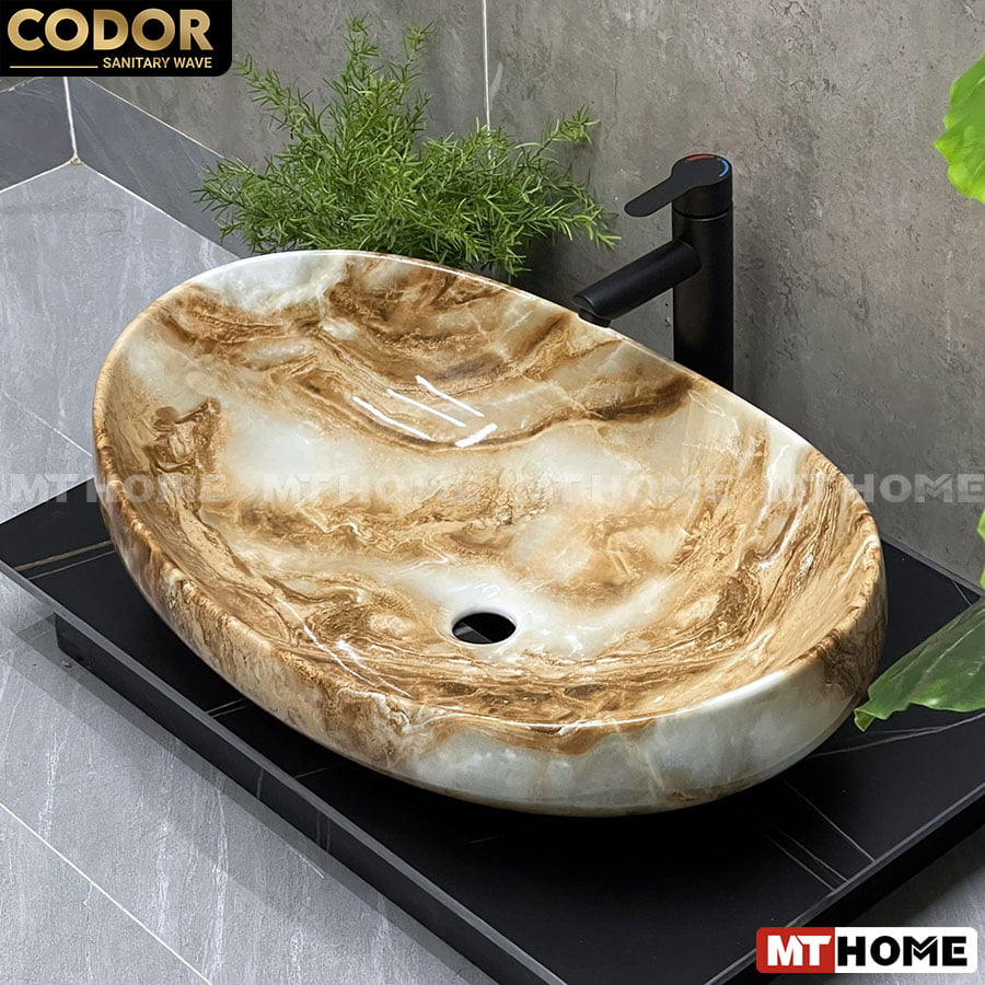 Lavabo Đặt Bàn Sứ Ceramic Cao Cấp