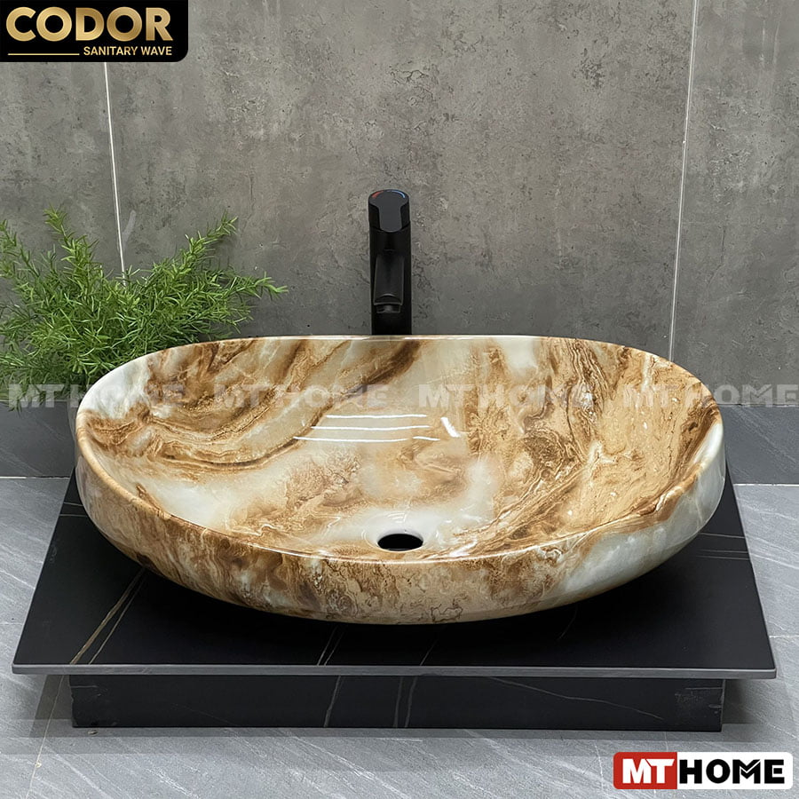 Lavabo Đặt Bàn Sứ Ceramic Cao Cấp
