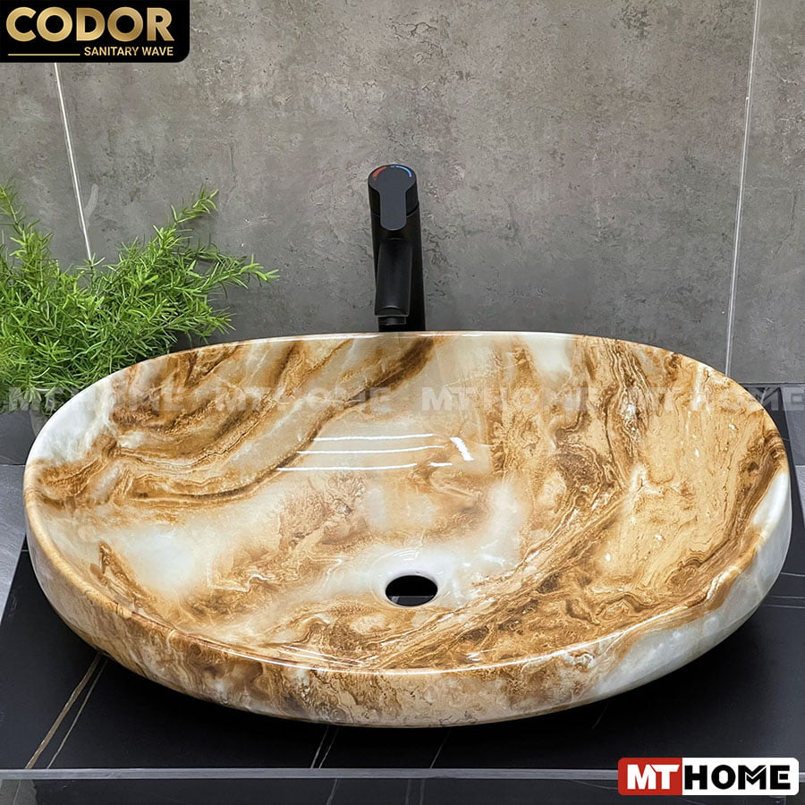 Lavabo Đặt Bàn Sứ Ceramic Cao Cấp
