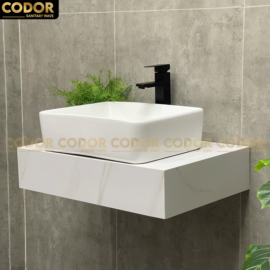 lavabo đặt bàn vuông