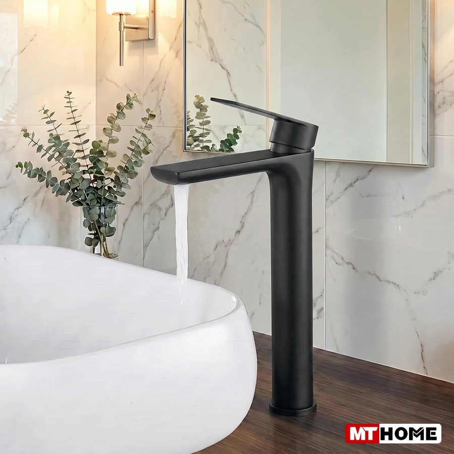 Vòi Lavabo Lạnh Mỏ Dài Inox 30cm