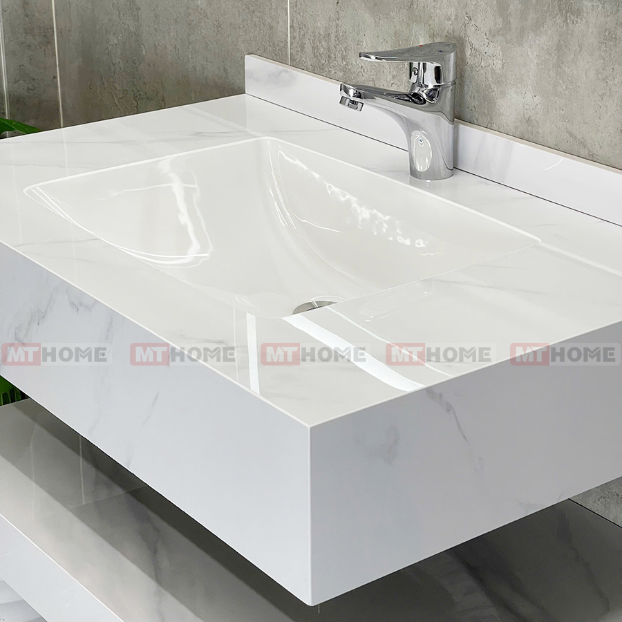 bàn đá lavabo 2 tầng