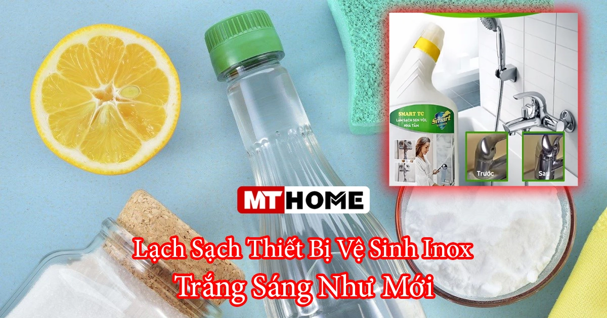 làm sạch inox nhà tắm