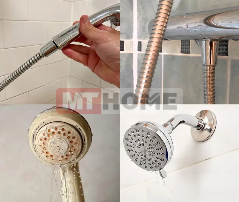 làm sạch inox nhà tắm