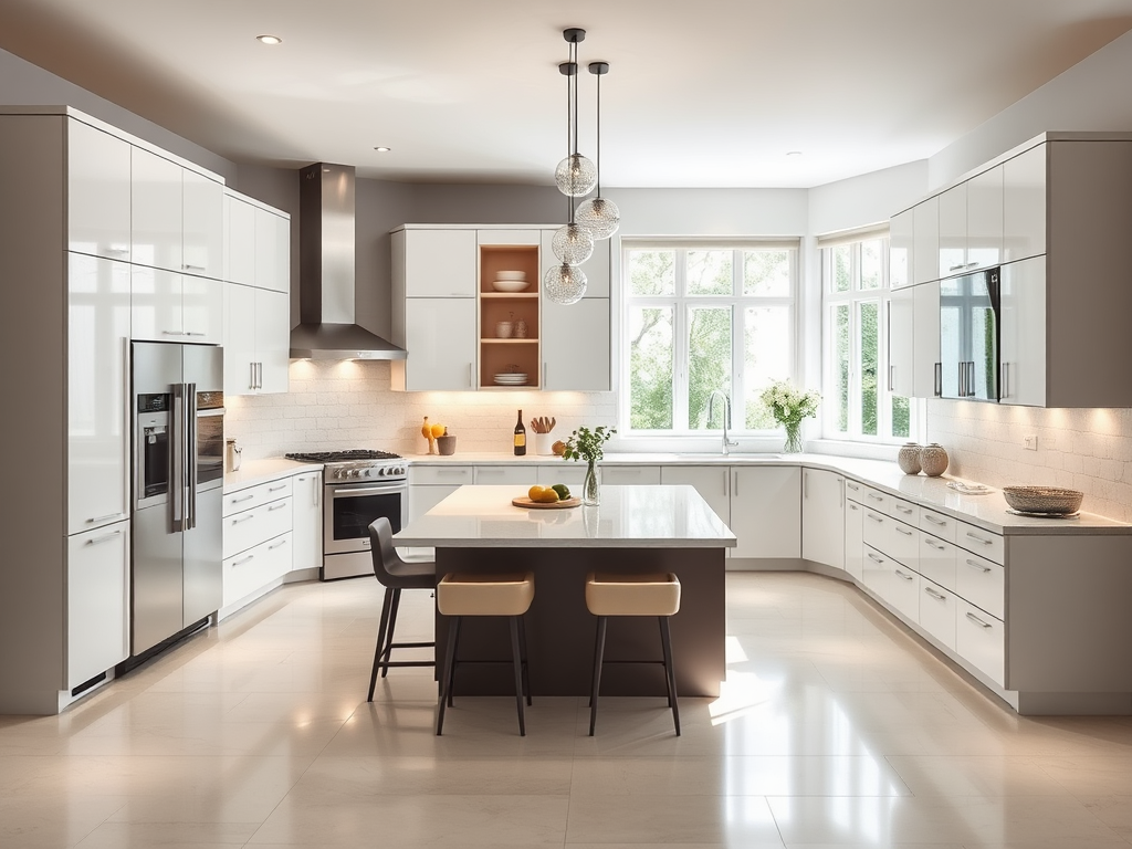 Thiết kế nhà bếp hiện đại