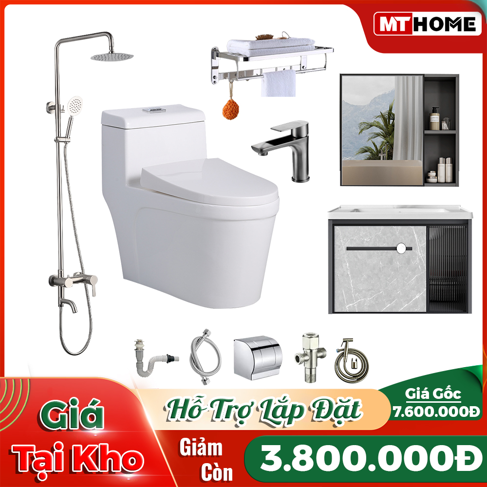 Combo Trọn Bộ Nhà Tắm 10 Món Nóng Lạnh MTCB-115
