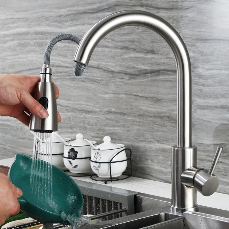 vòi rửa chén inox