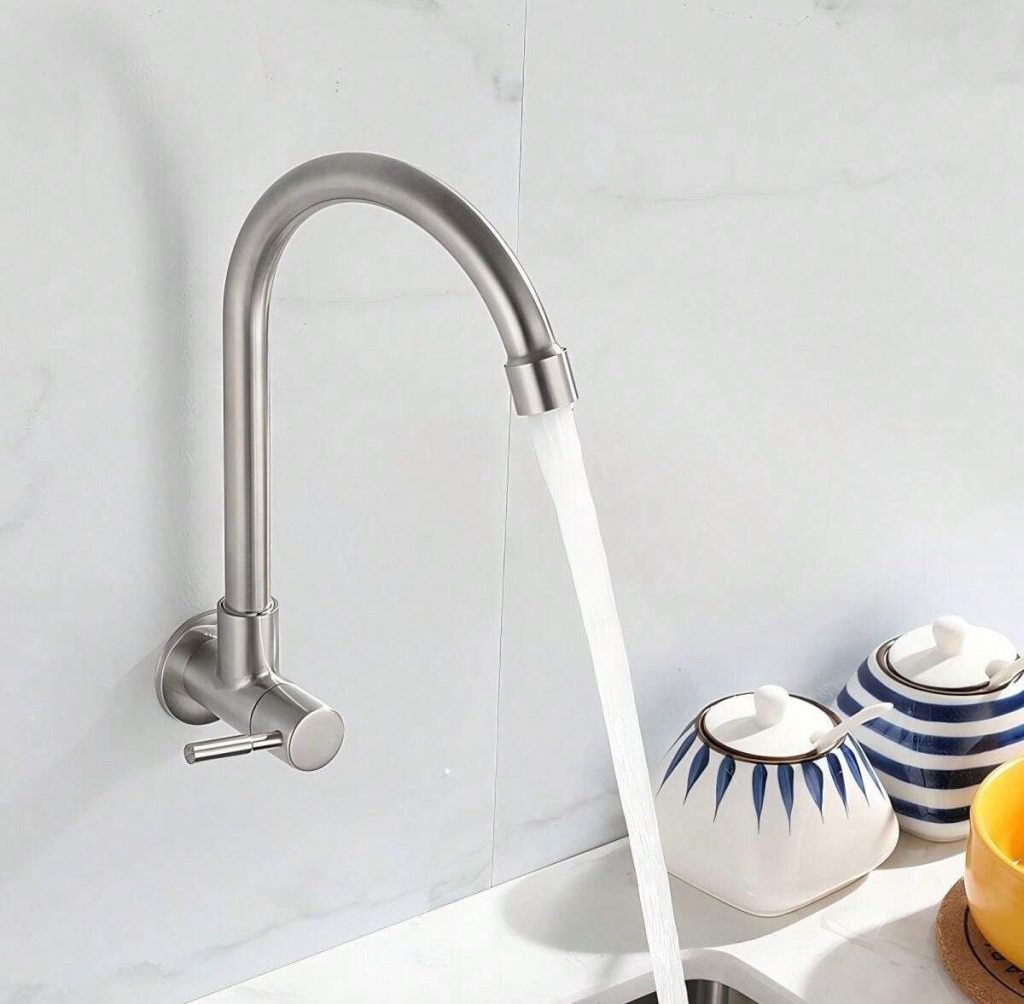 vòi rửa chén inox