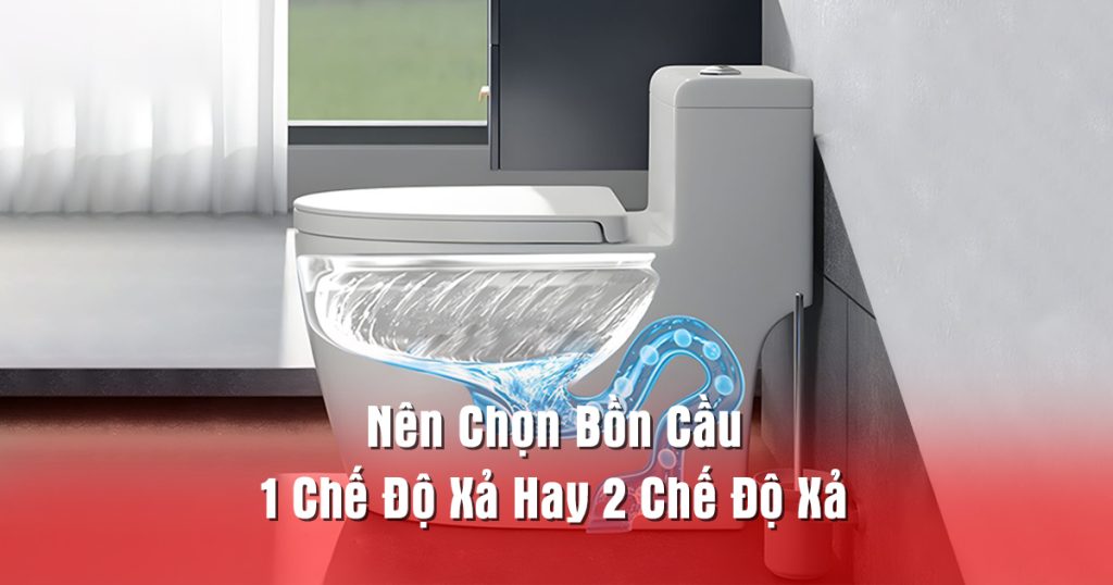 bồn cầu xả xoáy