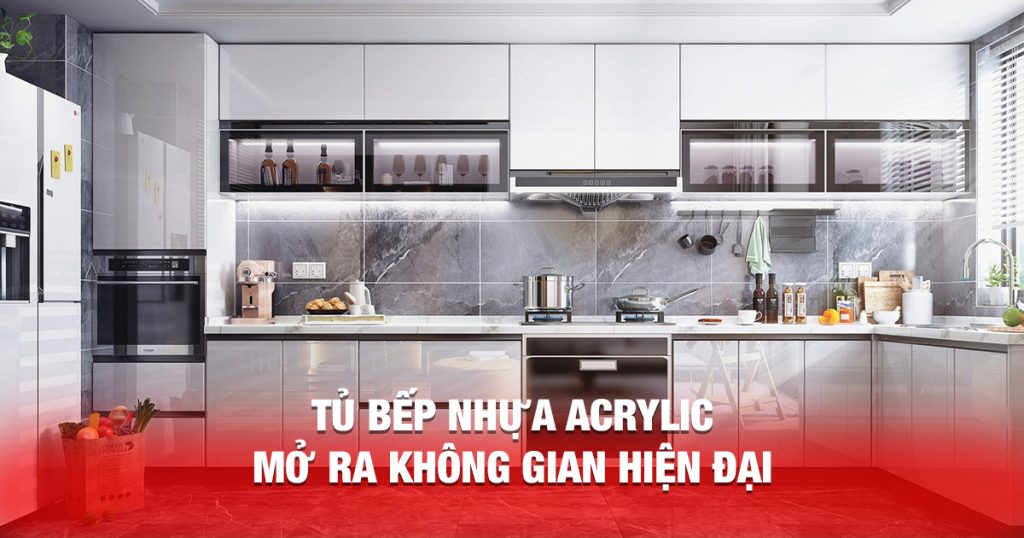 Tủ Bếp Acrylic Cao Cấp