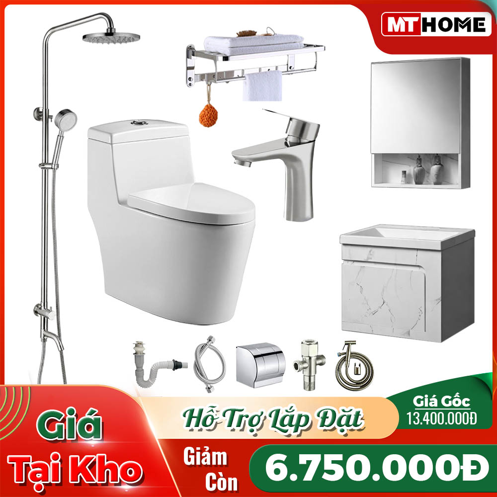 Combo Trọn Bộ Nhà Tắm 10 Món Nóng Lạnh MTCB-157