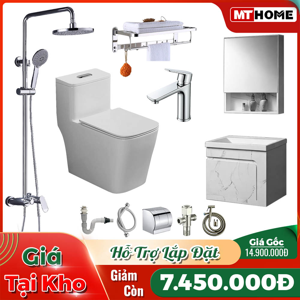 Combo Trọn Bộ Nhà Tắm 10 Món Nóng Lạnh MTCB-159