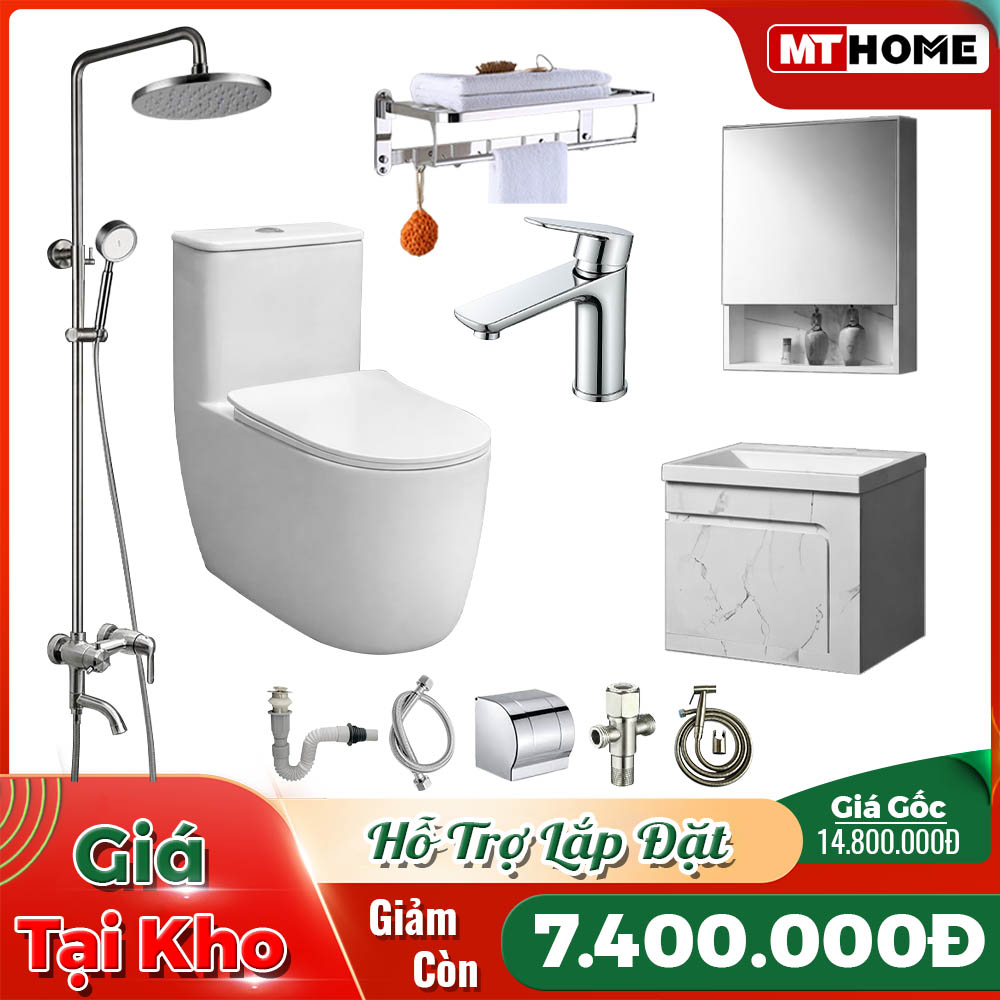 Combo Trọn Bộ Nhà Tắm 10 Món Nóng Lạnh MTCB-160
