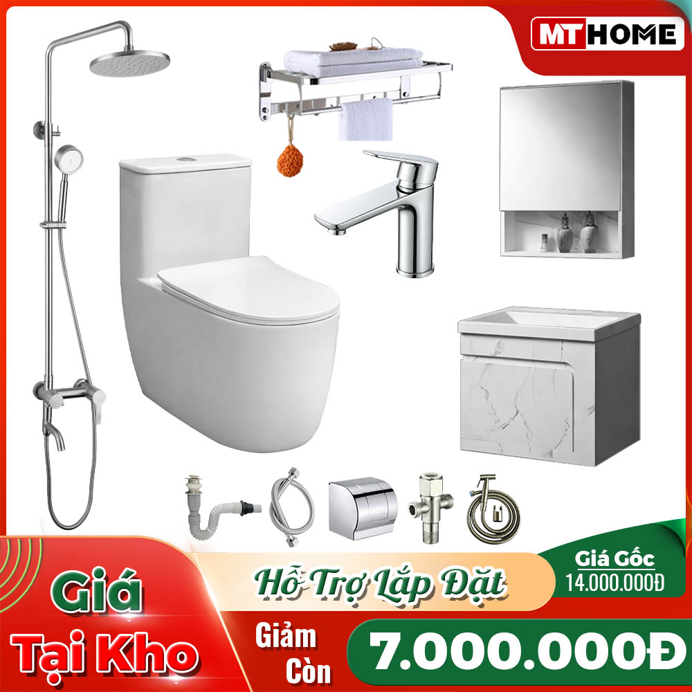 Combo Trọn Bộ Nhà Tắm 10 Món Nóng Lạnh MTCB-161