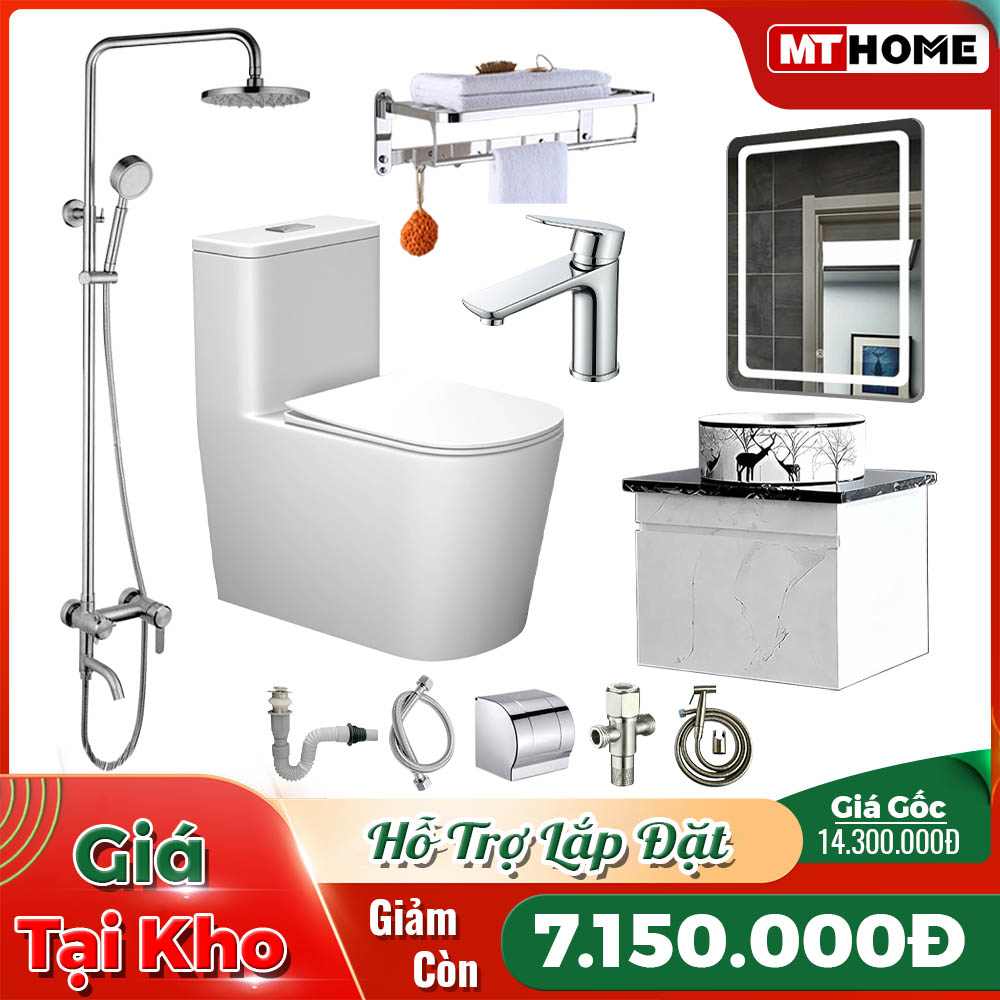 Combo Trọn Bộ Nhà Tắm 10 Món Nóng Lạnh MTCB-149