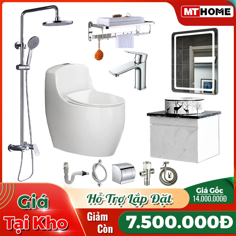 Combo Trọn Bộ Nhà Tắm 10 Món Nóng Lạnh MTCB-151