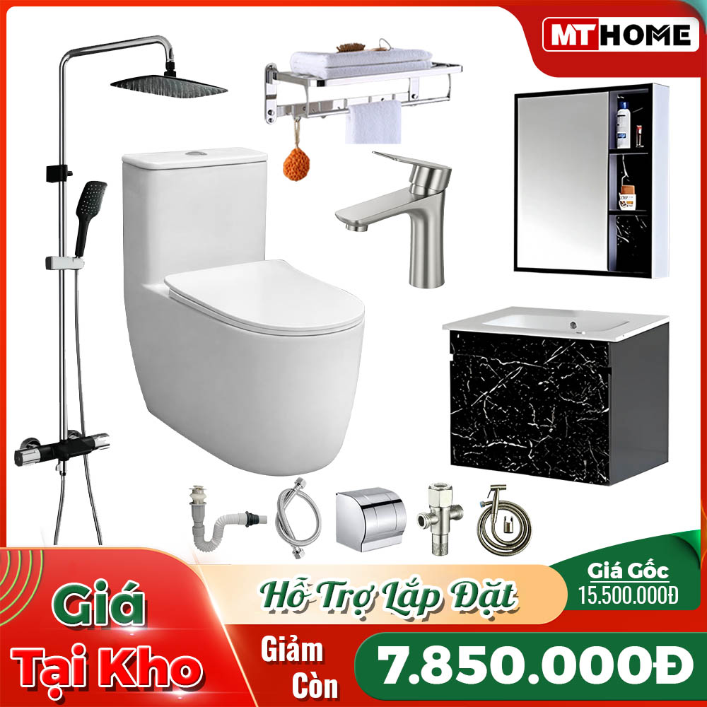 Combo Trọn Bộ Nhà Tắm 10 Món Nóng Lạnh MTCB-153