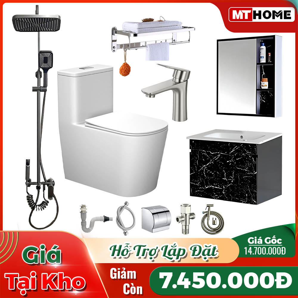 Combo Trọn Bộ Nhà Tắm 10 Món Nóng Lạnh MTCB-155