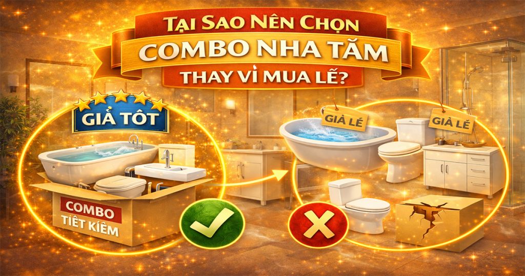 Combo Nhà Tắm Trọn Bộ