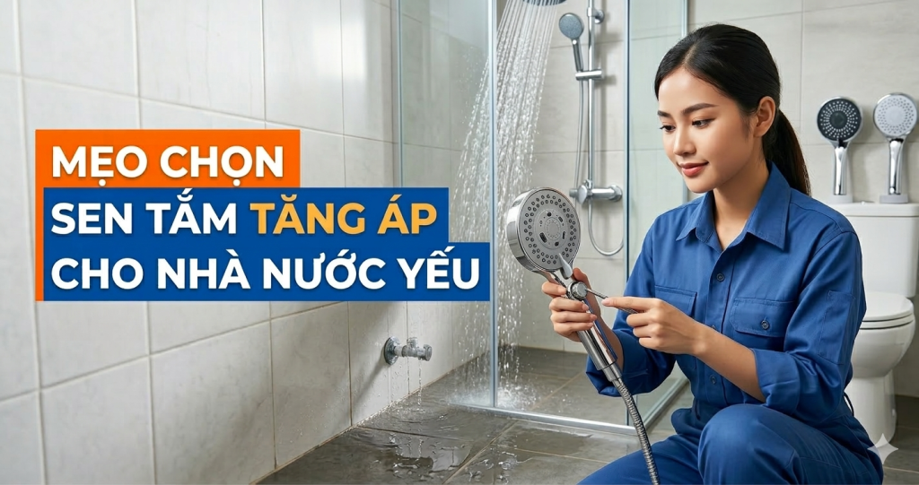Sen tắm tăng áp