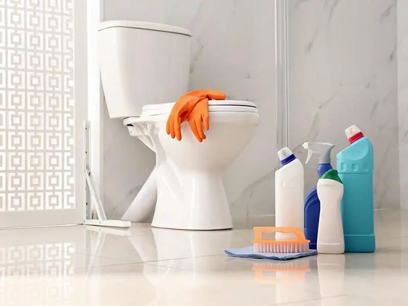 Mẹo giữ bồn cầu trắng sạch
