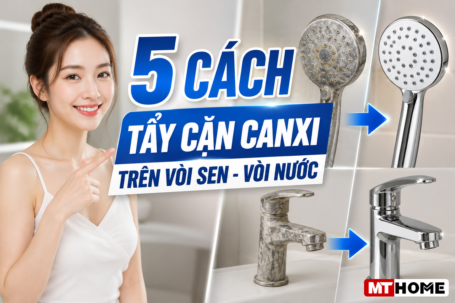 Tẩy cặn canxi an toàn - hiệu quả