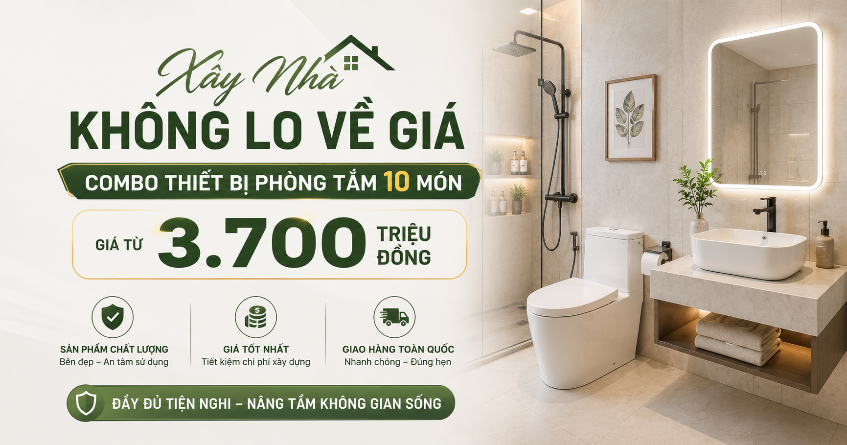 combo thiết bị vệ sinh