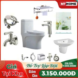 Combo Trọn Bộ Nhà Tắm 10 Món Lạnh MTCB-143