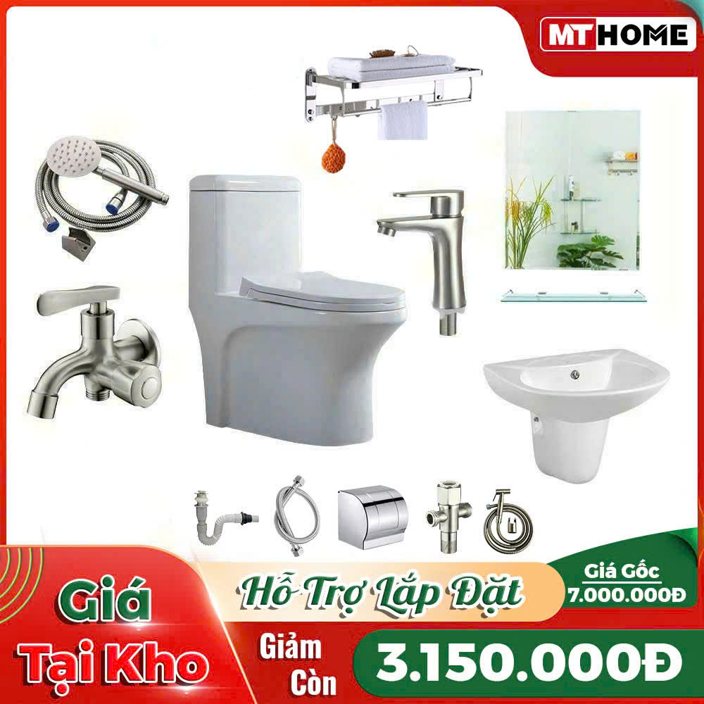 Combo Trọn Bộ Nhà Tắm 10 Món Lạnh MTCB-143