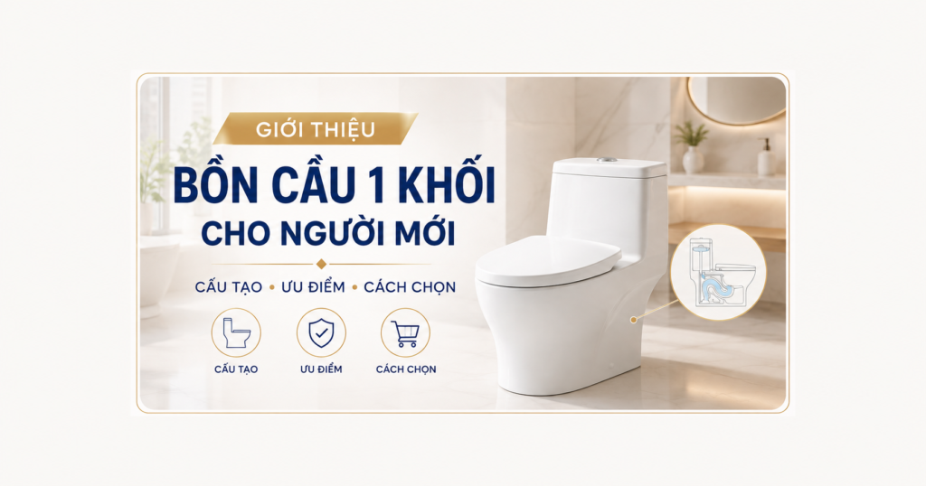 Bồn Cầu 1 Khối