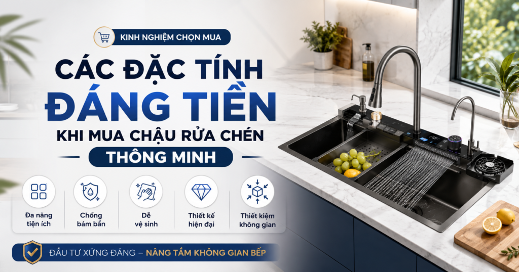 Chậu rửa chén thông minh
