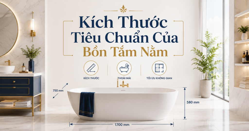 Kích Thước Bồn Tắm Tiêu Chuẩn