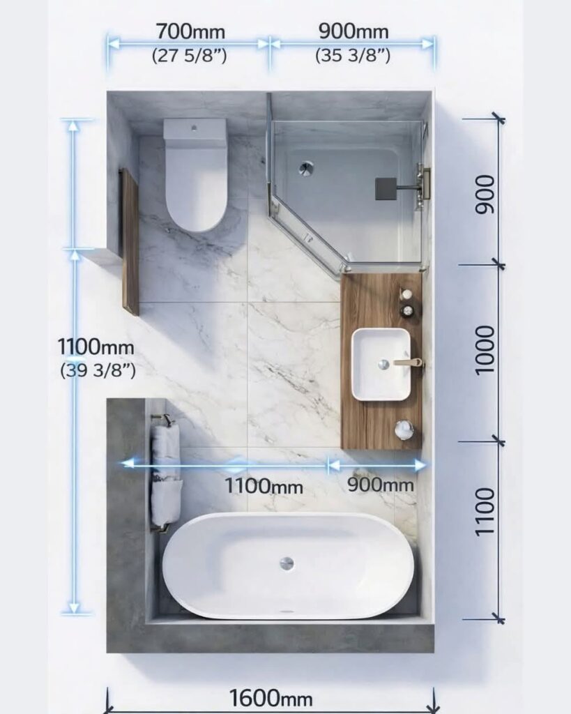 Kích Thước Bồn Tắm Tiêu Chuẩn