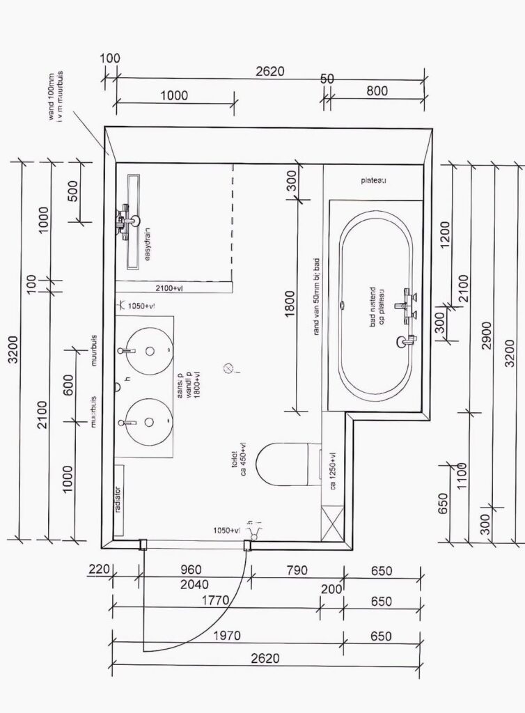 Kích Thước Bồn Tắm Tiêu Chuẩn