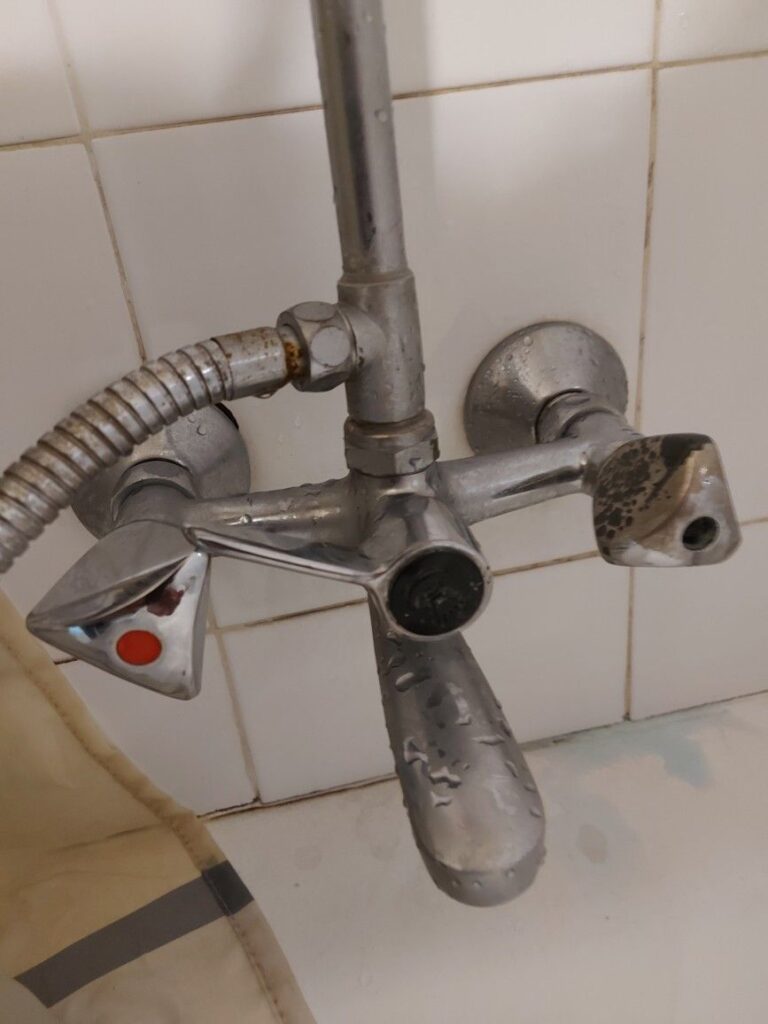 Sen Tắm Bị Rỉ Sét