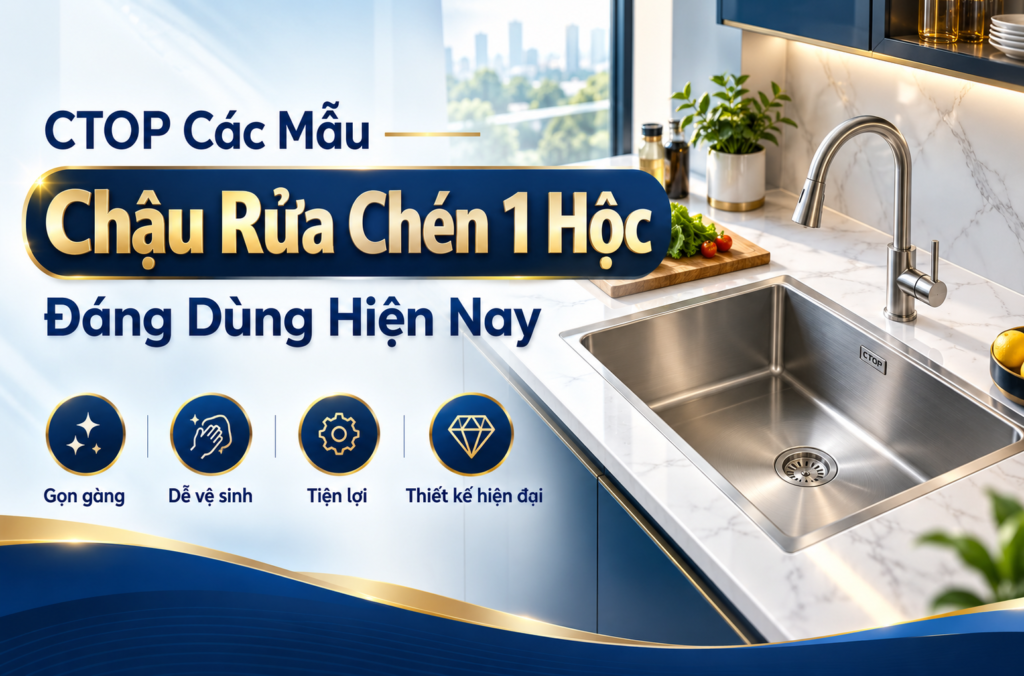 Chậu Rửa Chén 1 Hộc